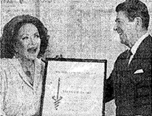 Amanda Blake & Ronald Reagan